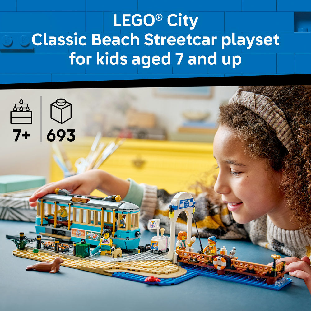 LEGO® City Classic Beach Tram - Train Toys 60506