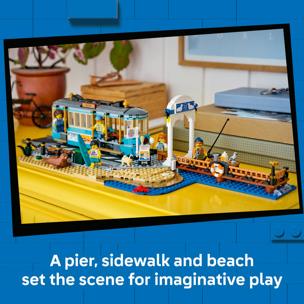 LEGO® City Classic Beach Tram - Train Toys 60506