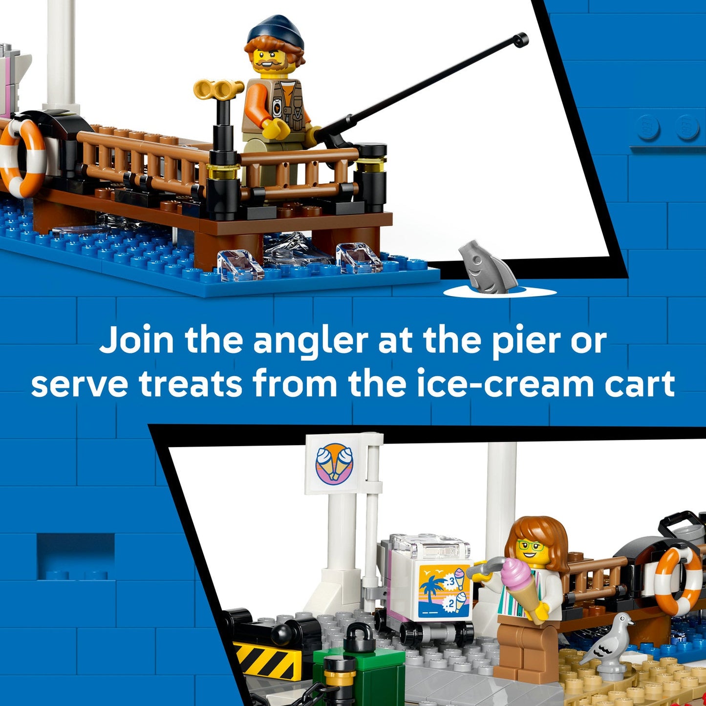LEGO® City Classic Beach Tram - Train Toys 60506