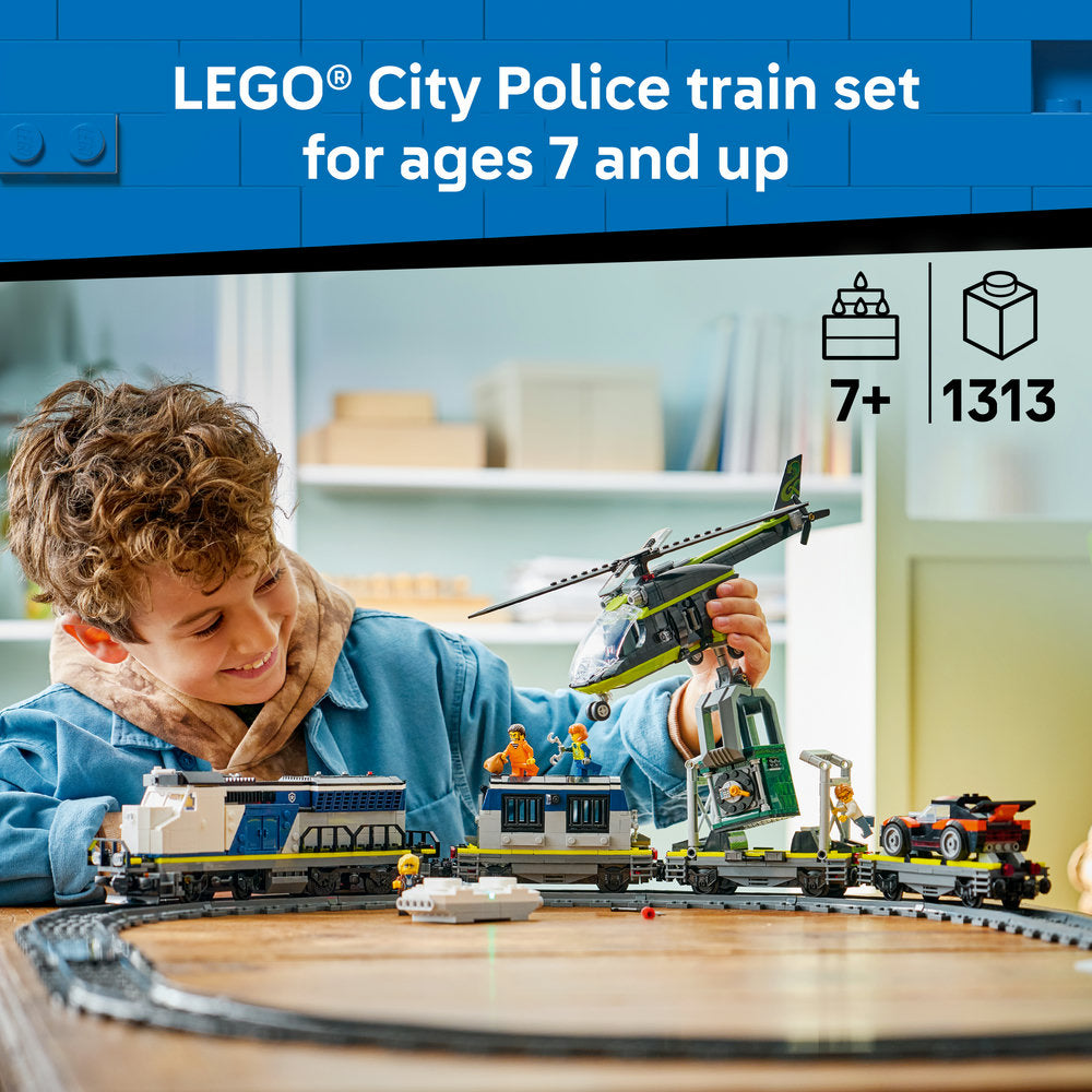 LEGO® City Police Train Heist - Toy Train Set 60508