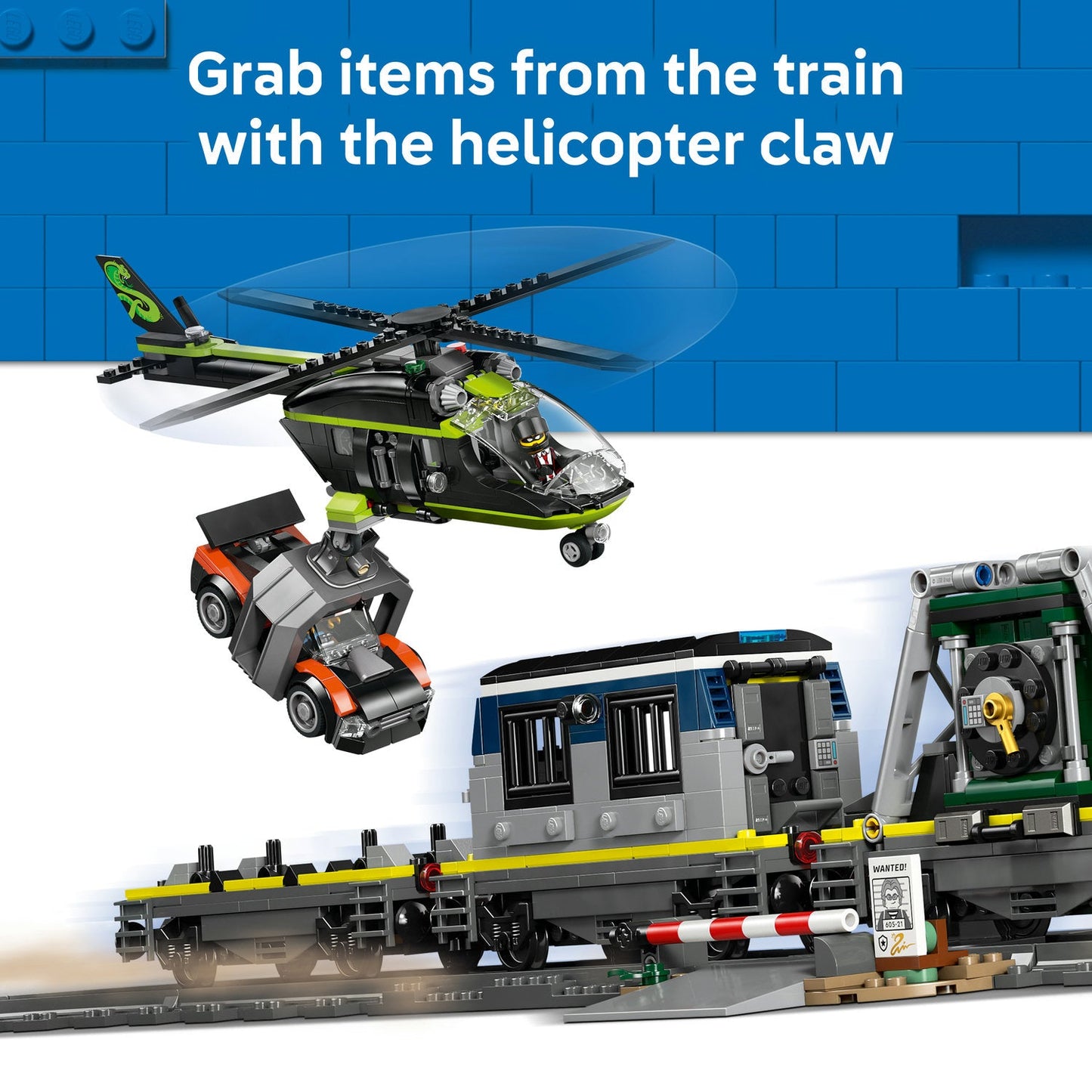 LEGO® City Police Train Heist - Toy Train Set 60508