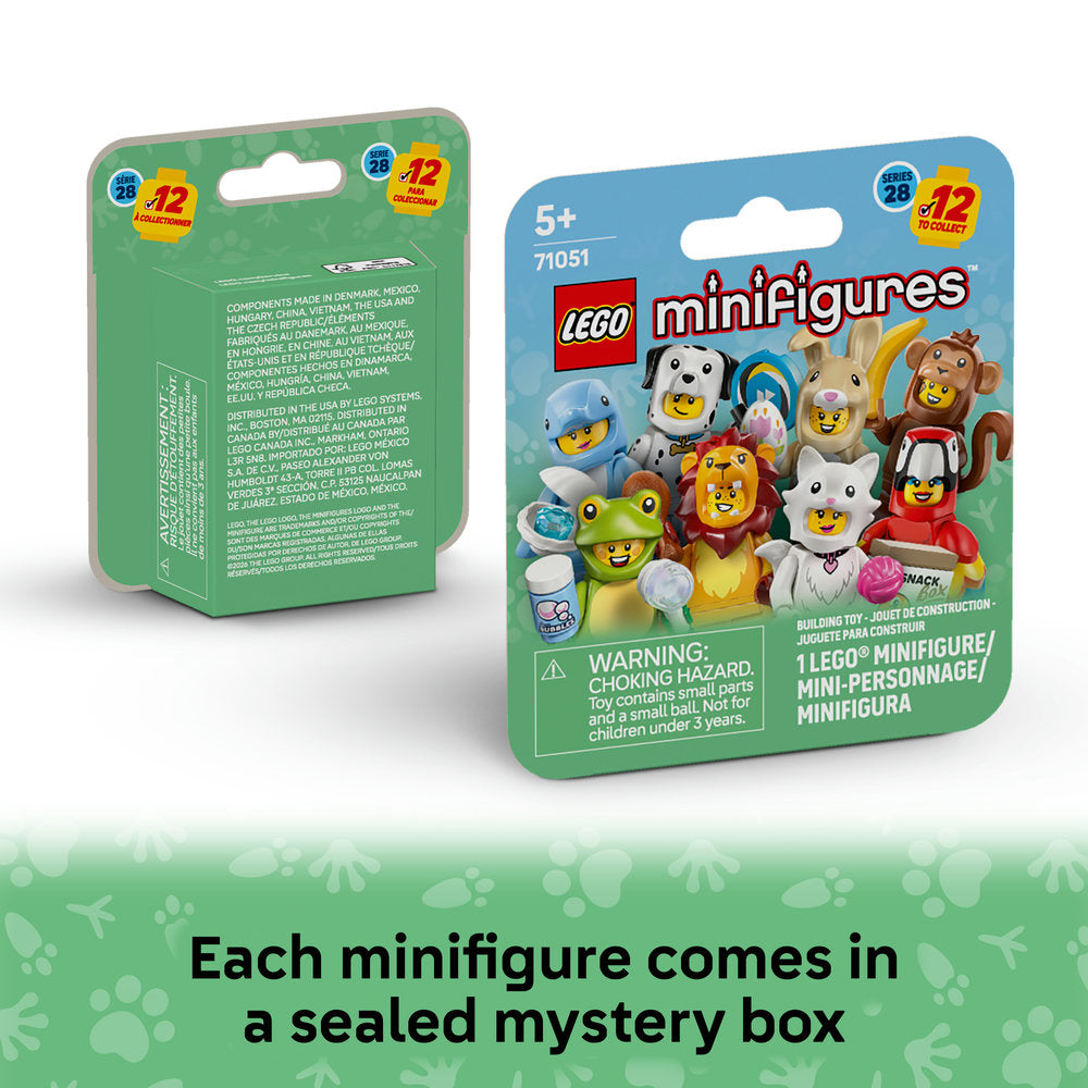 LEGO® Minifigures Animal Series 28 Mystery Box Toy (1 of 12 to Collect) 71051