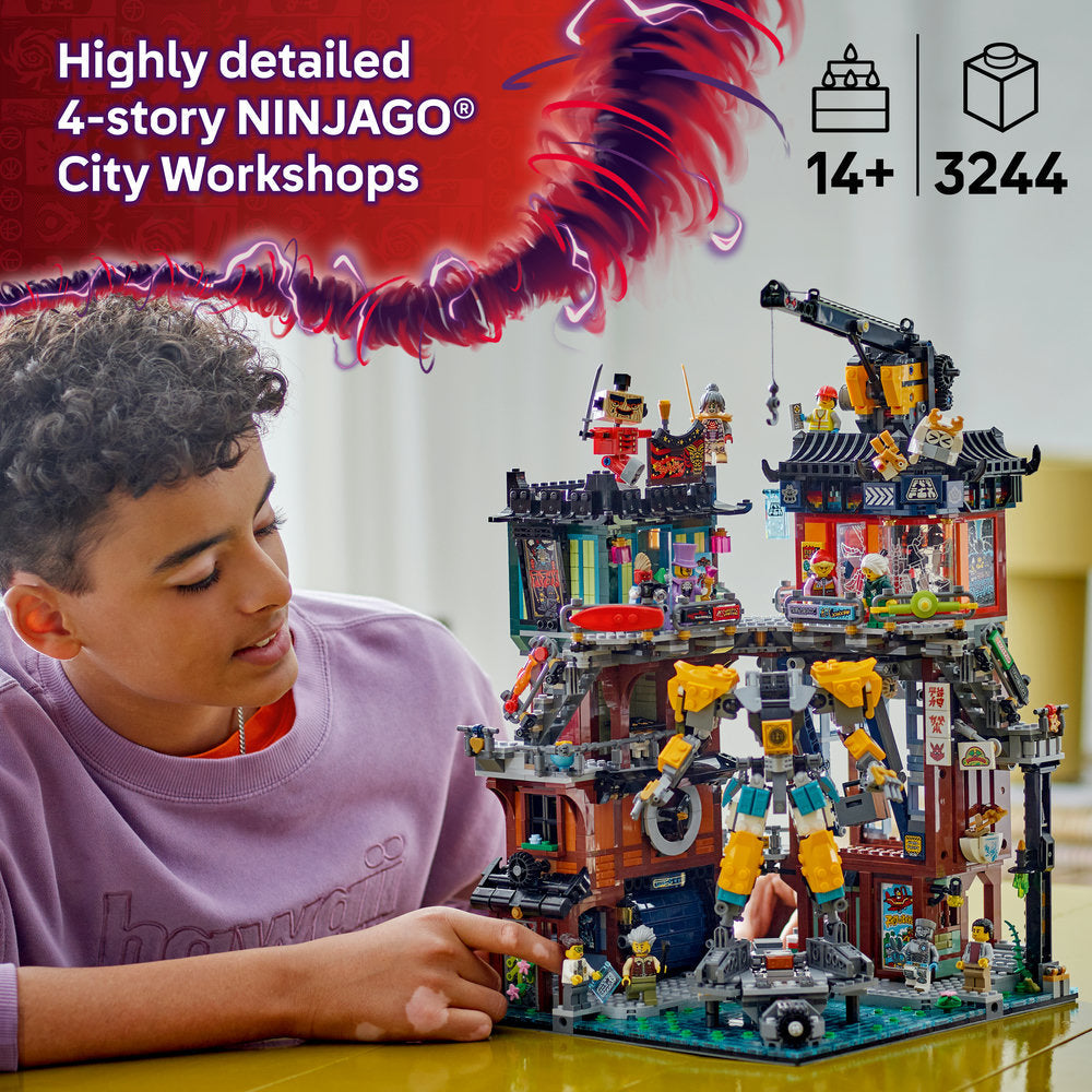 LEGO® NINJAGO® City Workshops Ninja Playset Building Kit 71837