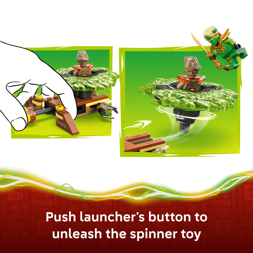 LEGO® NINJAGO® Lloyd vs. Earth Monster Spinner Battle Toy 71850