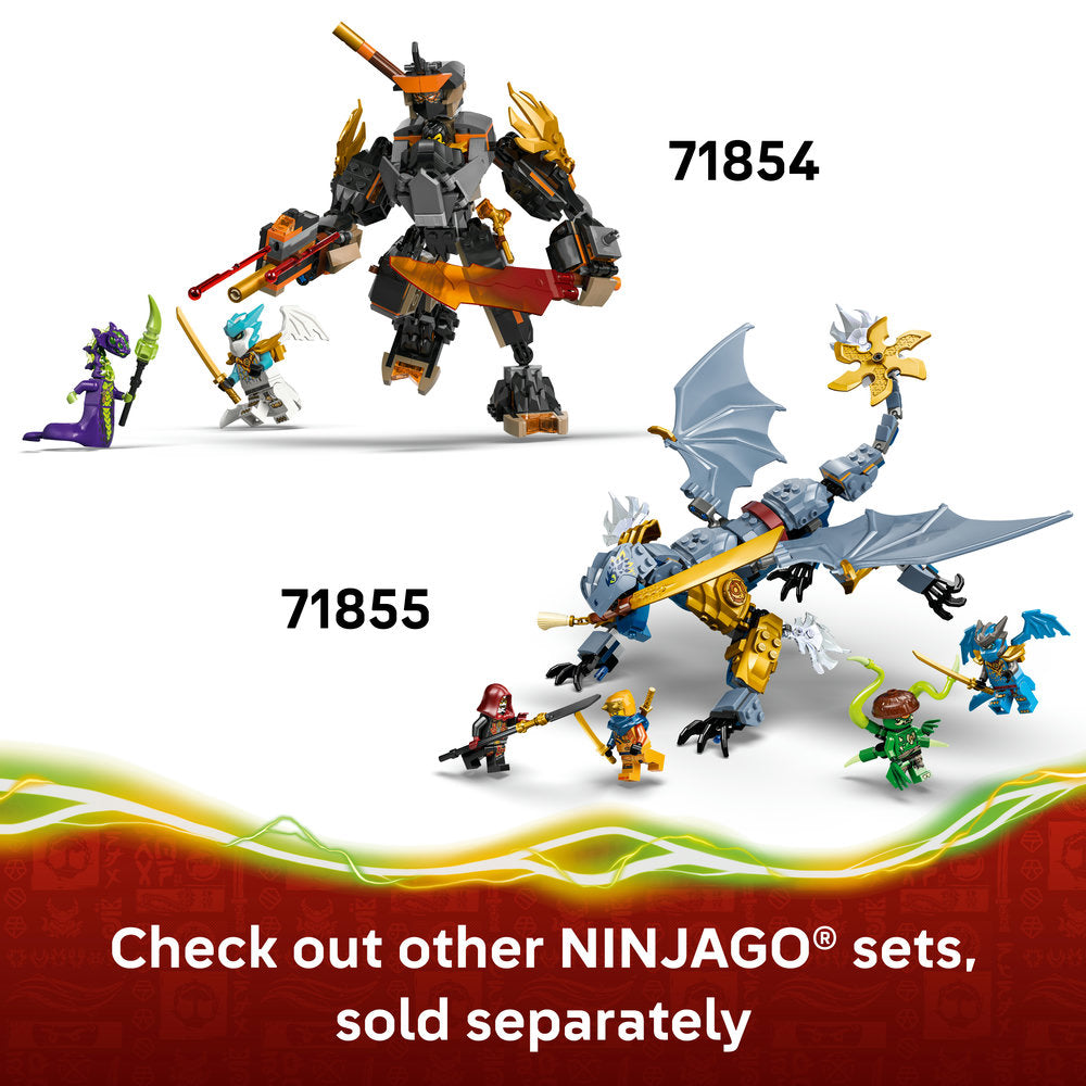 LEGO® NINJAGO® Cole’s Mission Mech & Dragon Zane Toys 71854