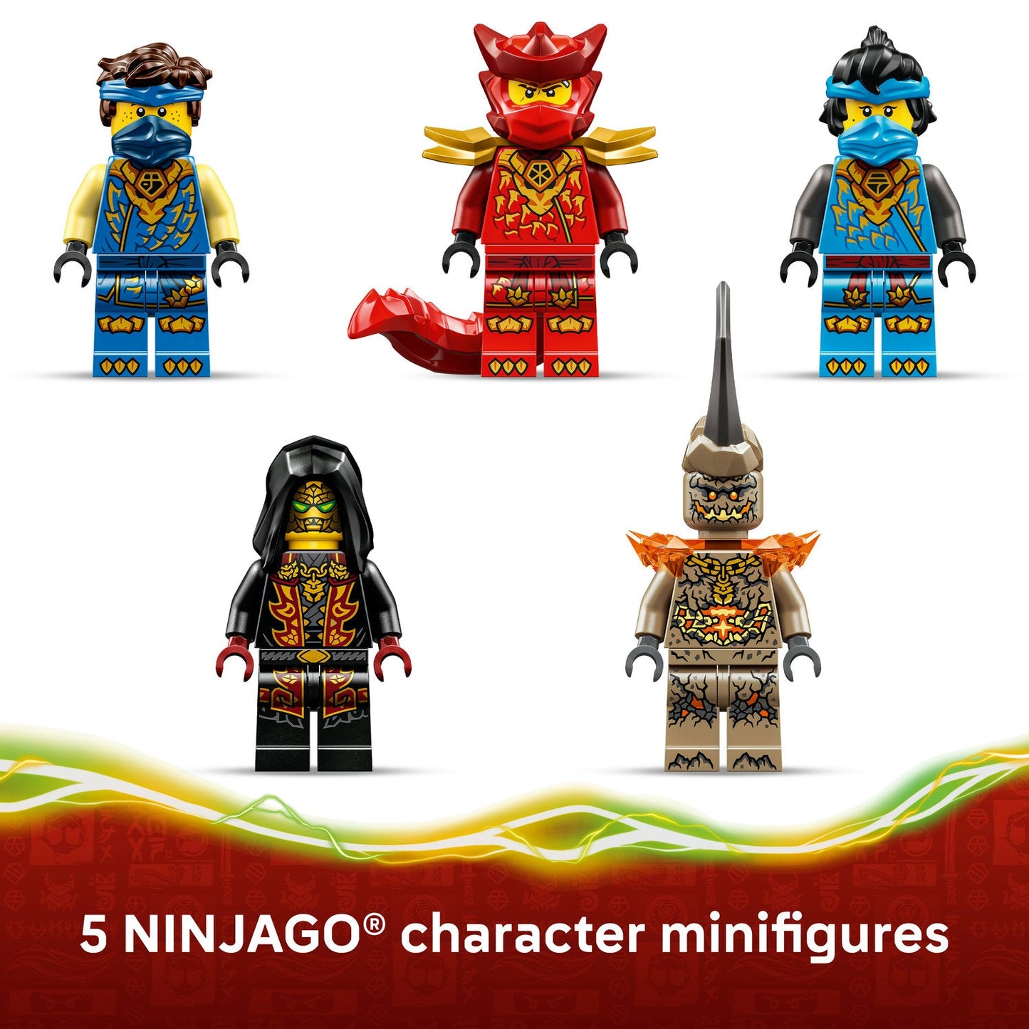 LEGO® NINJAGO® Jay’s Transforming Car Racing Toy 71856