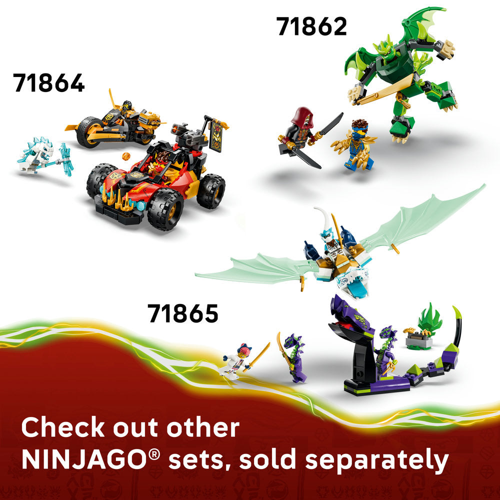 LEGO® NINJAGO® Zilvar and Grimtak the Dragon Beast 71863