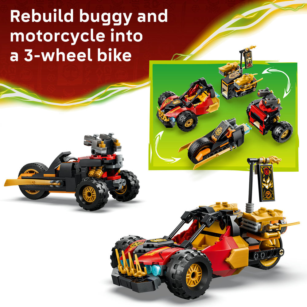 LEGO® NINJAGO® Kai and Cole’s Combiner Vehicles Toy 71864