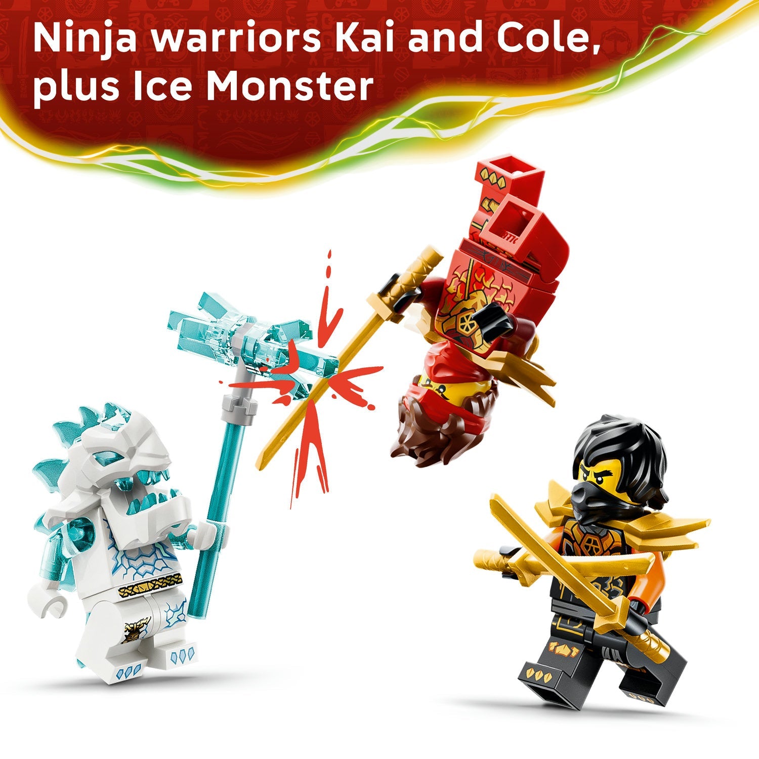 LEGO® NINJAGO® Kai and Cole’s Combiner Vehicles Toy 71864