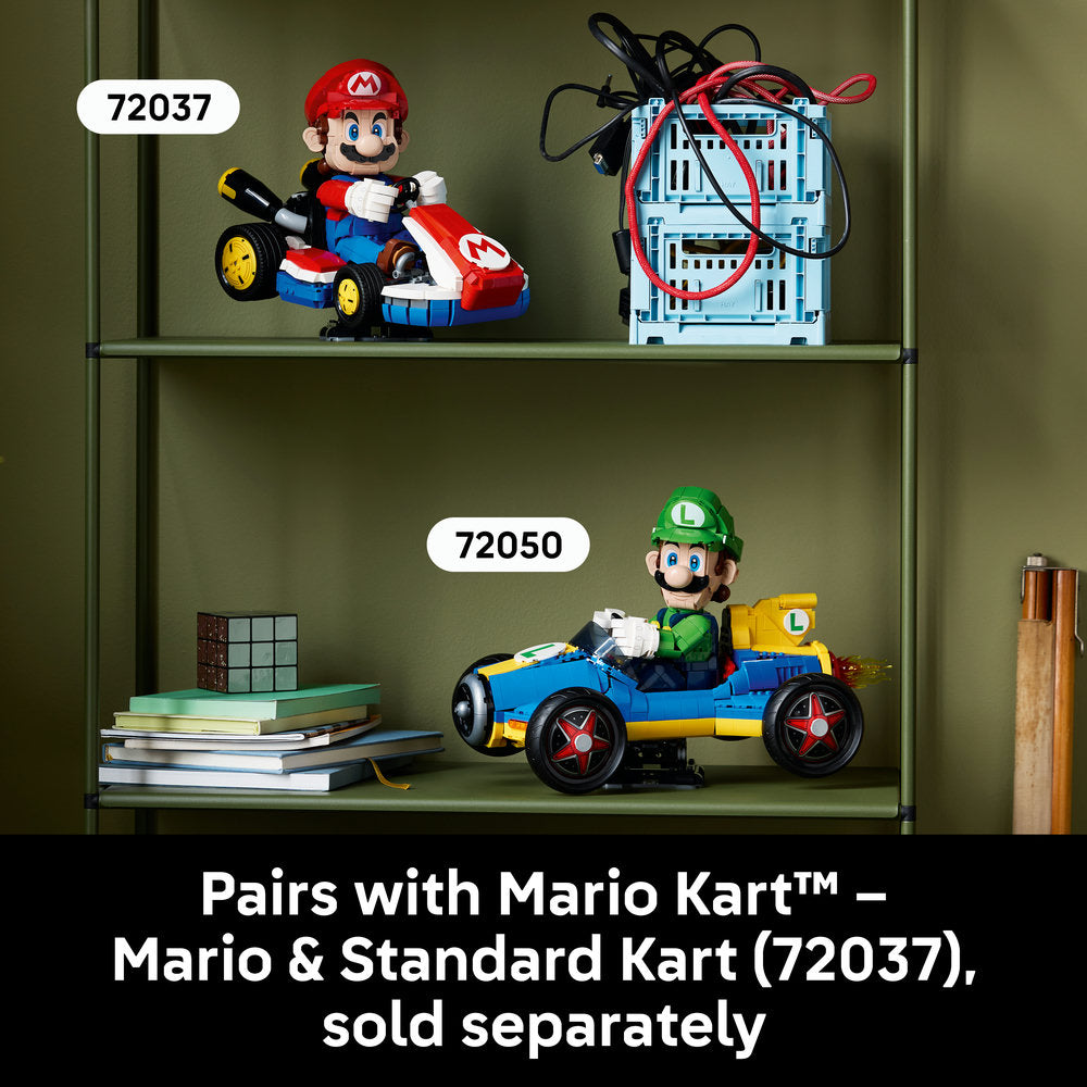 LEGO® Super Mario™: Mario Kart™ – Luigi & Mach 8, Collectible Model 72050
