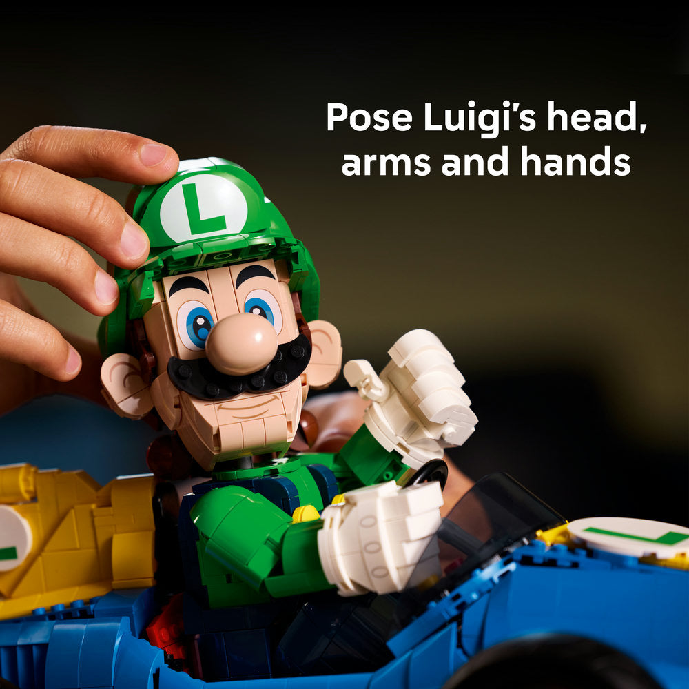 LEGO® Super Mario™: Mario Kart™ – Luigi & Mach 8, Collectible Model 72050