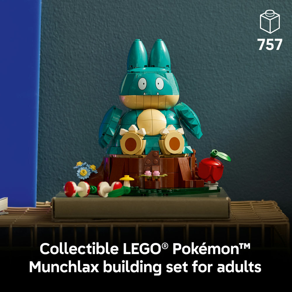 LEGO® Pokémon™ Munchlax Figure Decor Building Set 72150