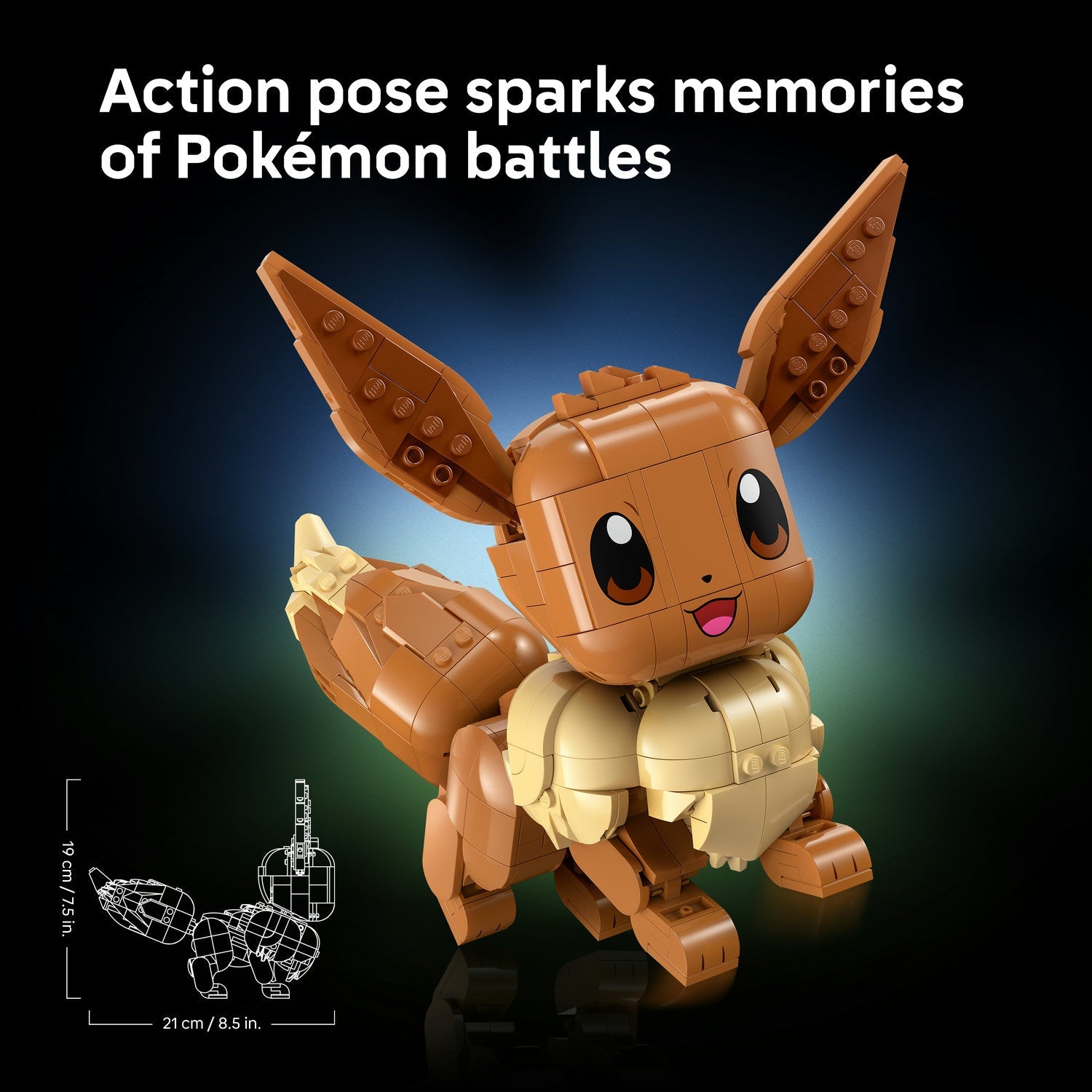 LEGO® Pokémon™ Eevee Model Building Kit Gamer Merch 72151