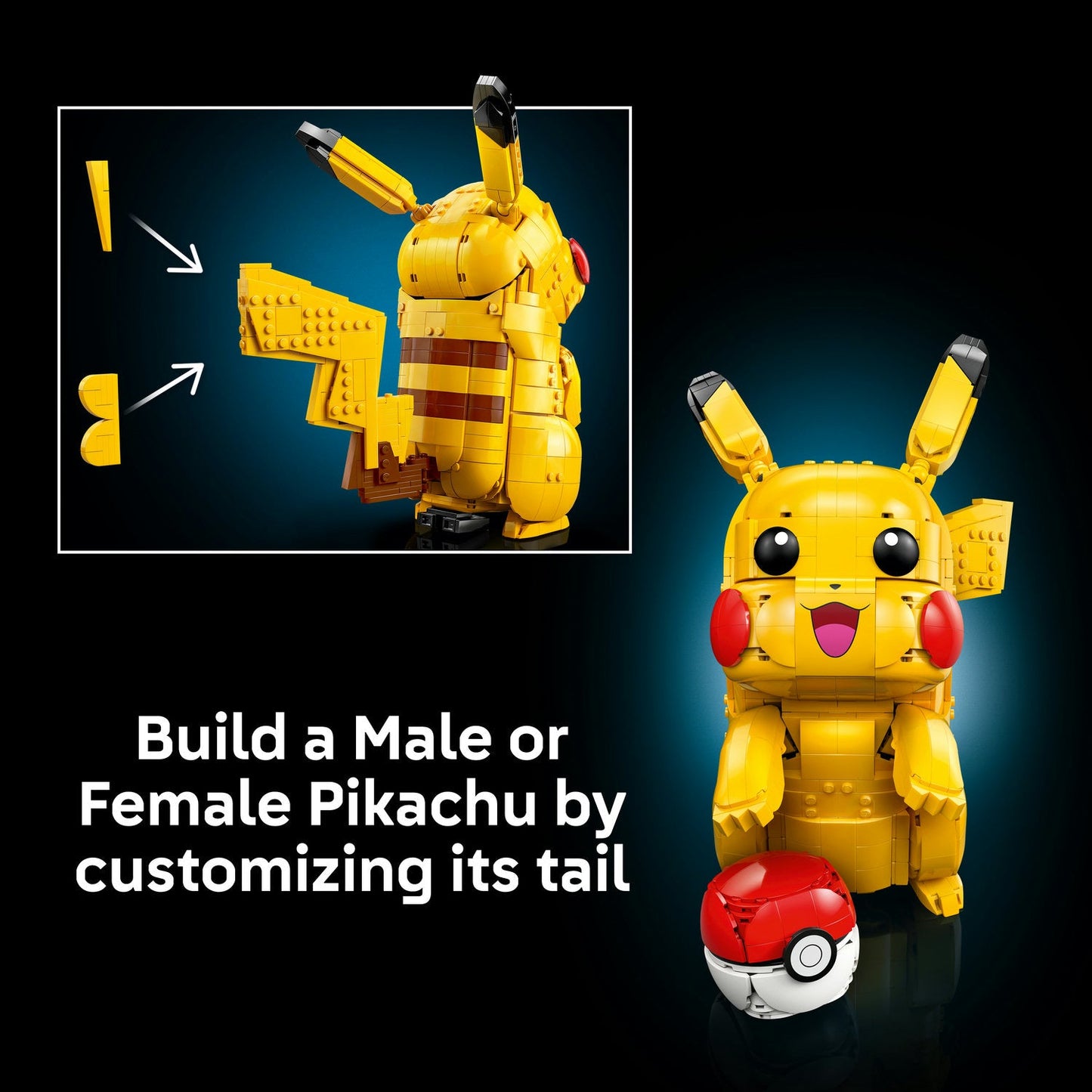 LEGO® Pokémon™ Pikachu and Poké Ball Building Kit 72152