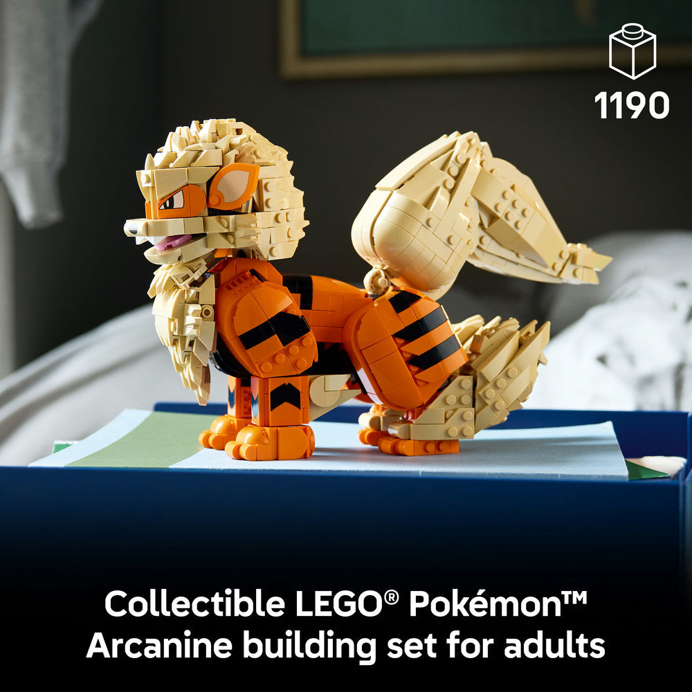 LEGO® Pokémon™ Arcanine Pokémon Figure Building Set 72160