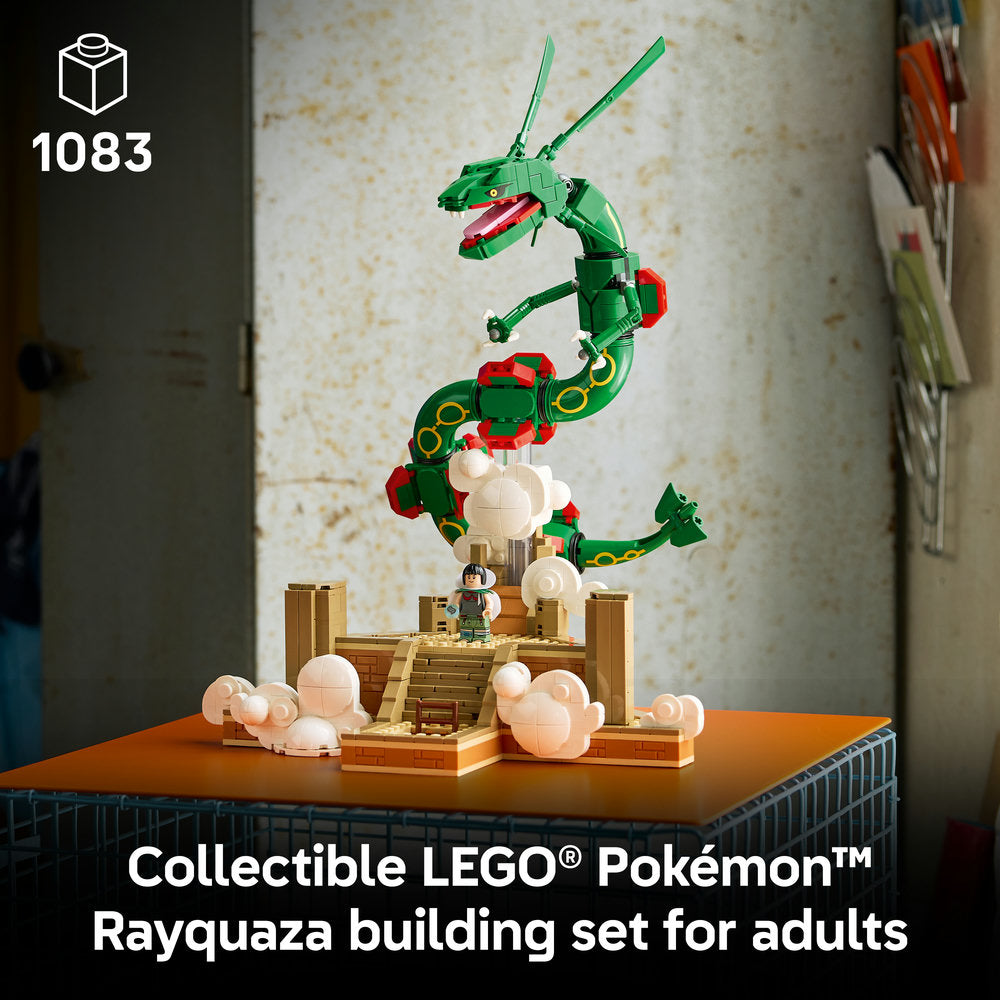 LEGO® Pokémon™ Rayquaza Decor Figure Building Set 72168