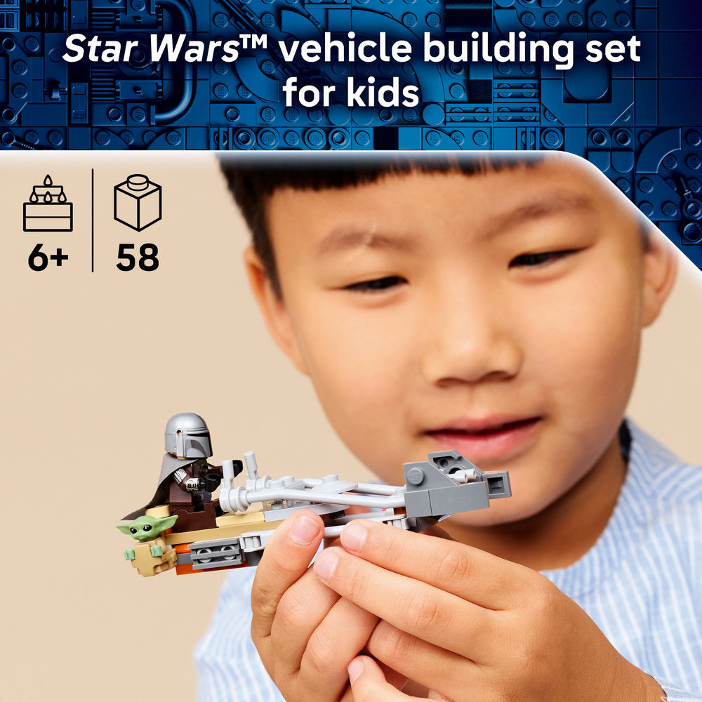 LEGO® Star Wars™ The Mandalorian & Grogu’s Speeder Bike™ 75436