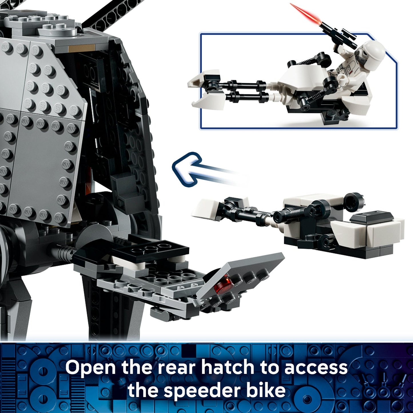 LEGO® Star Wars™ Imperial Remnant AT-AT™ with INT-4 75454