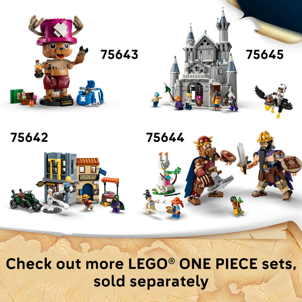 LEGO® ONE PIECE Dr. Hiriluk’s Hideout and Minifigures 75641