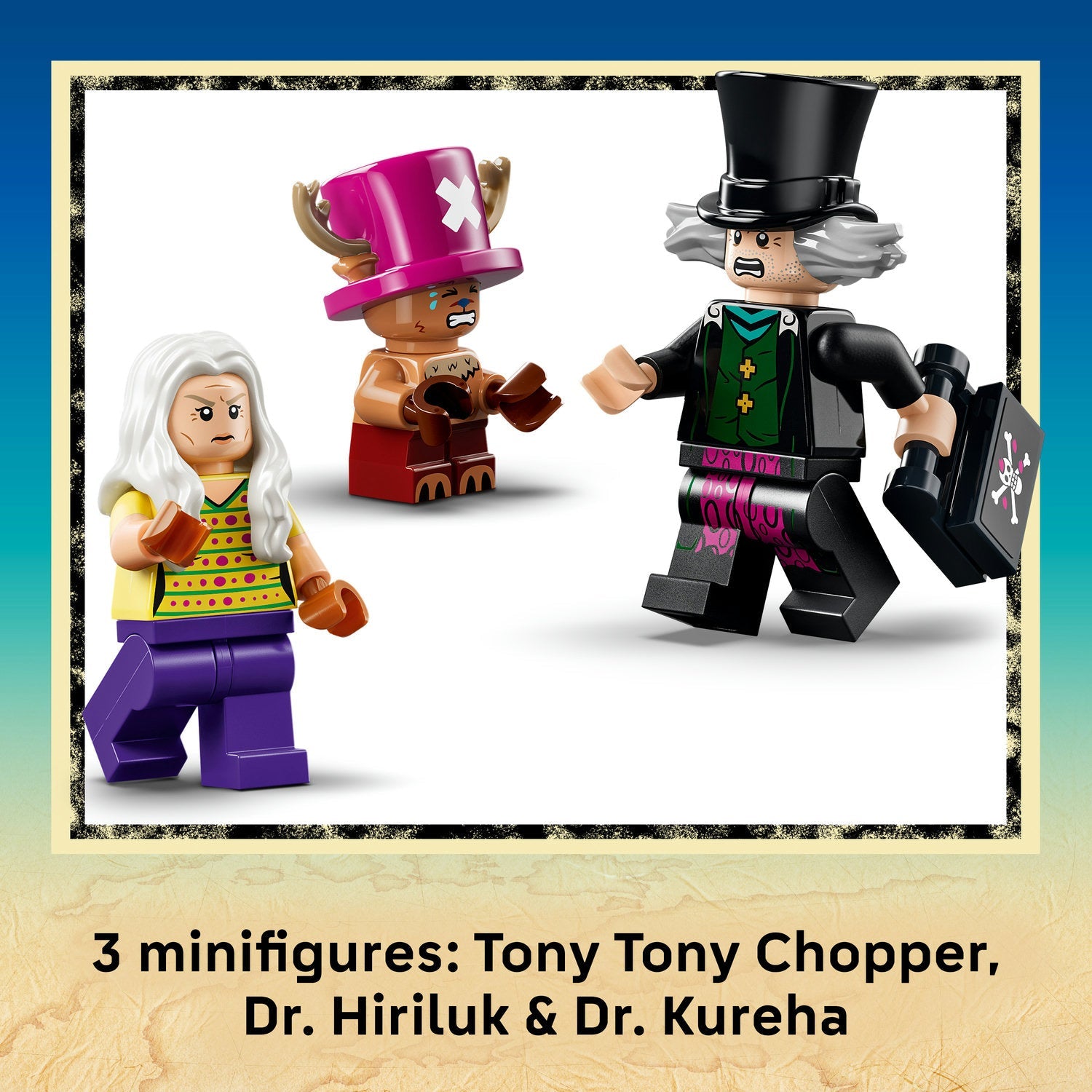 LEGO® ONE PIECE Dr. Hiriluk’s Hideout and Minifigures 75641