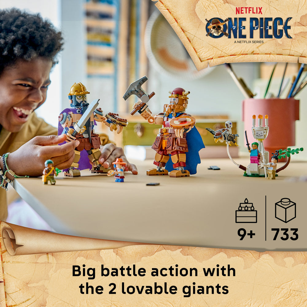 LEGO® ONE PIECE Dorry vs. Brogy – Giants of Little Garden 75644