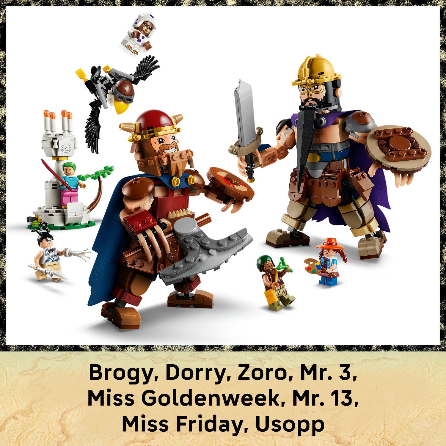 LEGO® ONE PIECE Dorry vs. Brogy – Giants of Little Garden 75644