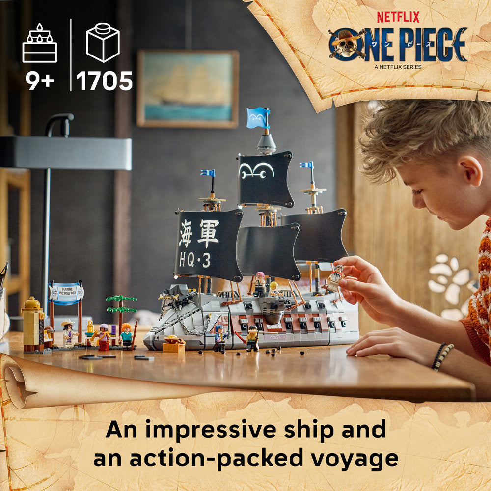 LEGO® ONE PIECE Garp’s Marine Battleship Building Toy 75646