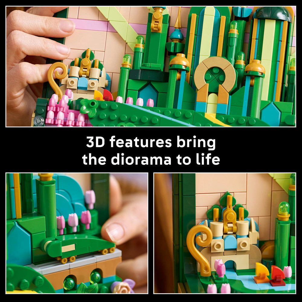 LEGO® Wicked Emerald City Wall Art Fantasy Decor Gift for Adults 75685