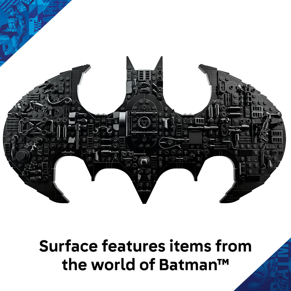 LEGO® DC Batman™: Batman Logo, Super Hero Building Toy 76330