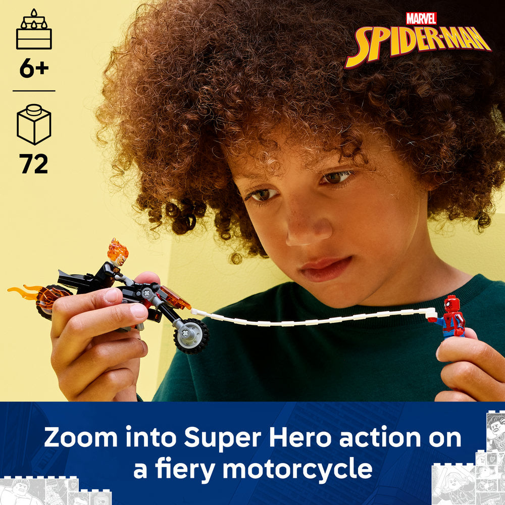LEGO® ǀ Marvel Spider-Man vs. Ghost Rider Motorcycle 76335