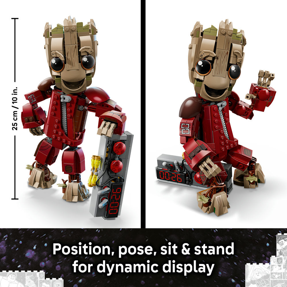 LEGO® ǀ Marvel Ravager Jumpsuit Groot Building Toy 76341