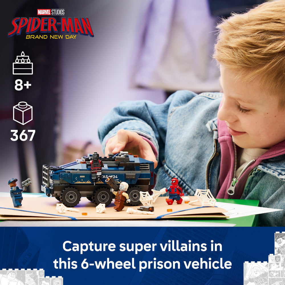 LEGO® ǀ Marvel Spider-Man Prison Transport Chase 76349