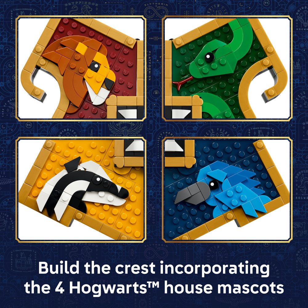 LEGO® Harry Potter™ Hogwarts™ House Crest Building Toy 76462