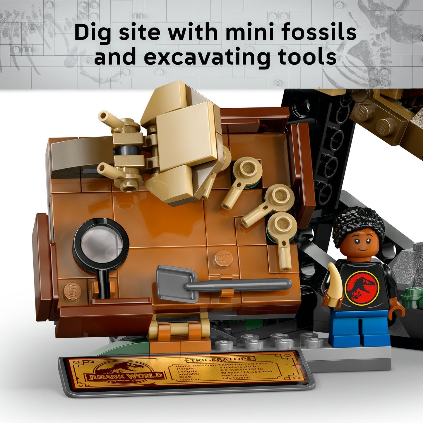 LEGO® Jurassic World Dinosaur Fossils: Triceratops Skull 76969
