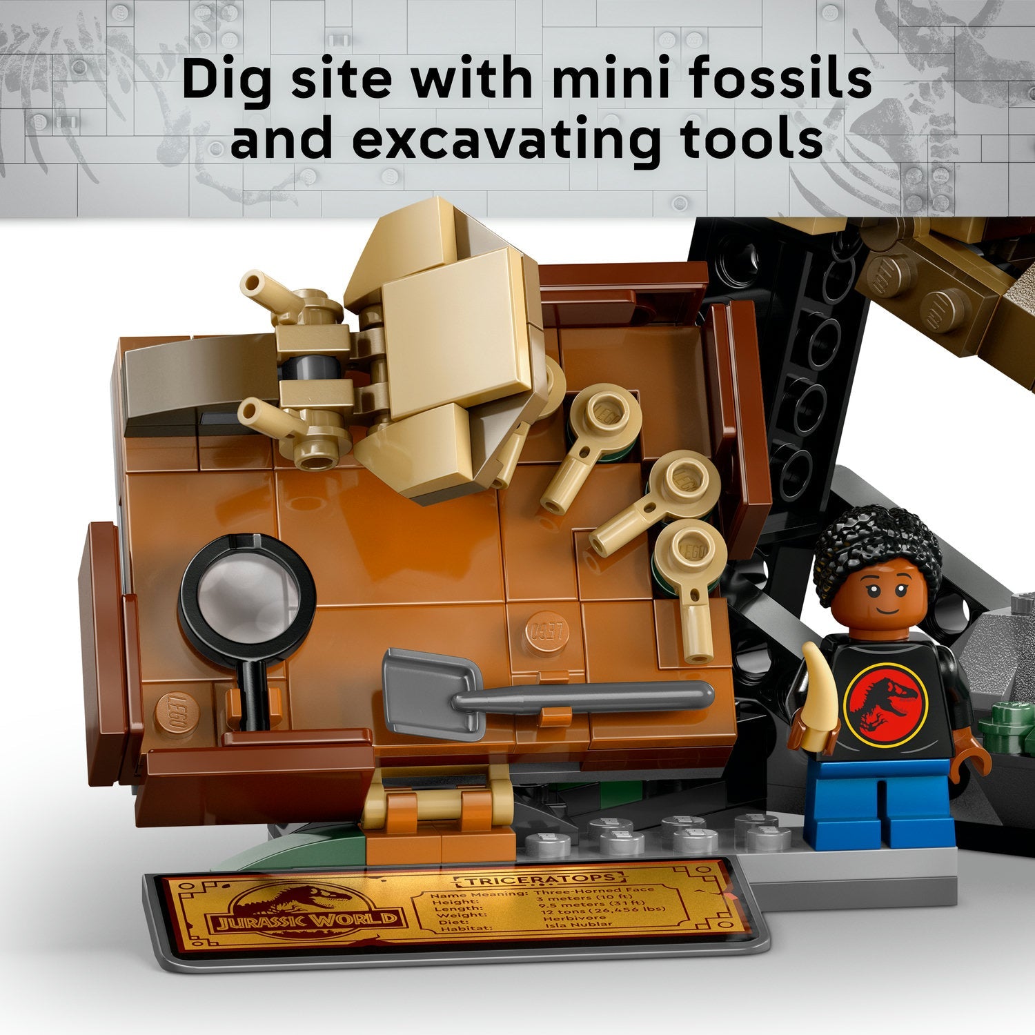 LEGO® Jurassic World Dinosaur Fossils: Triceratops Skull 76969