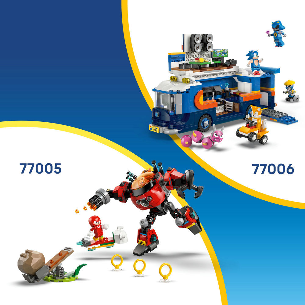 LEGO® Sonic the Hedgehog™ Team Sonic Command Truck Toy Gaming Merch 77006