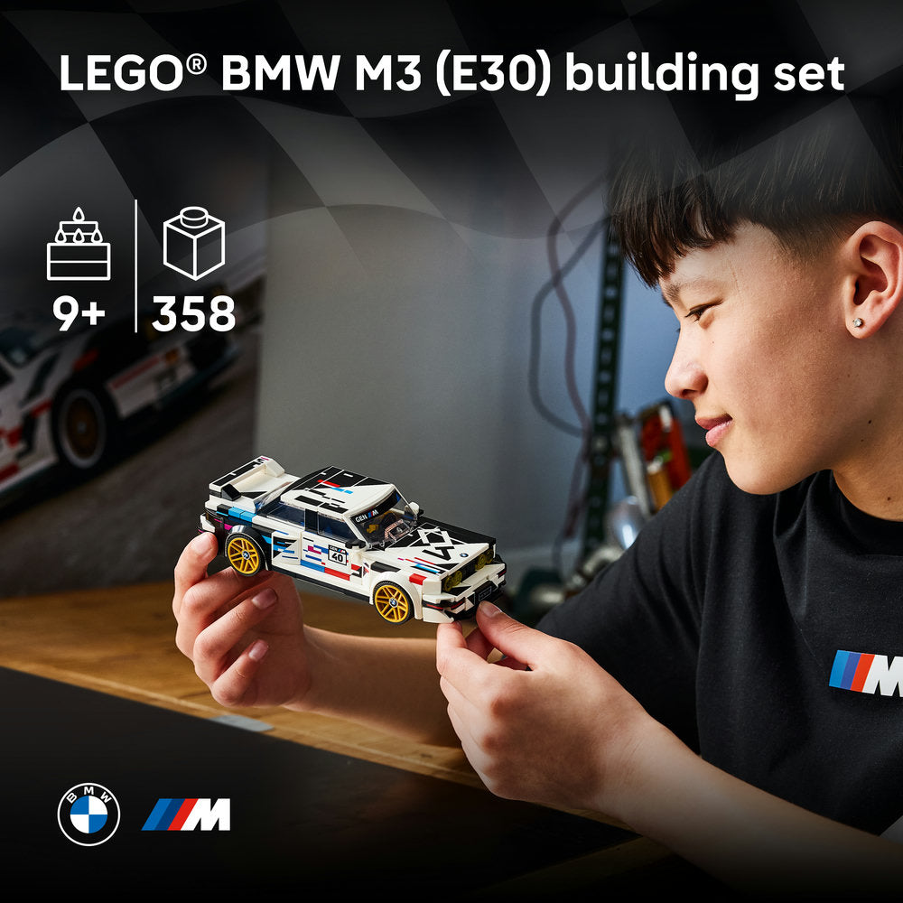 LEGO® Speed Champions BMW M3 (E30) Toy Car Kit 77263