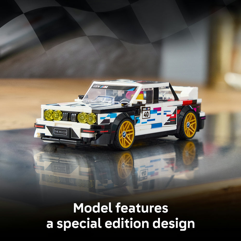 LEGO® Speed Champions BMW M3 (E30) Toy Car Kit 77263
