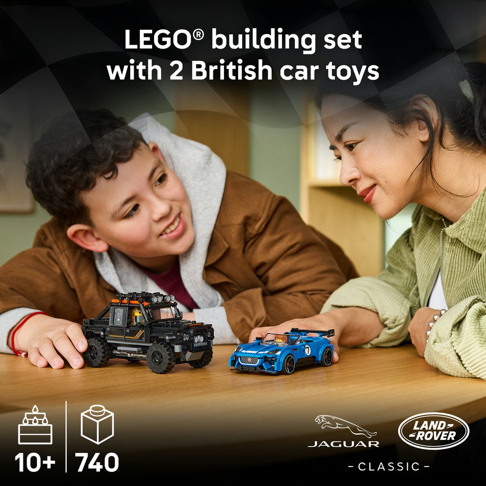 LEGO® Speed Champions Jaguar Project 7 & Land Rover Defender 77264