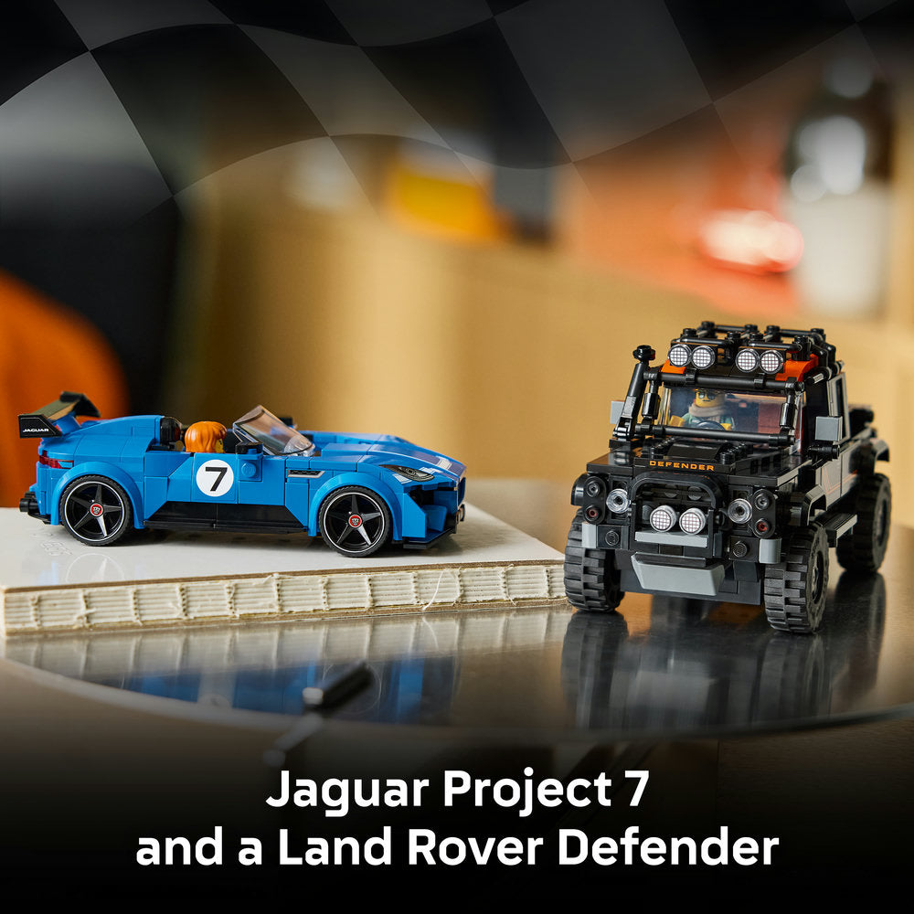 LEGO® Speed Champions Jaguar Project 7 & Land Rover Defender 77264