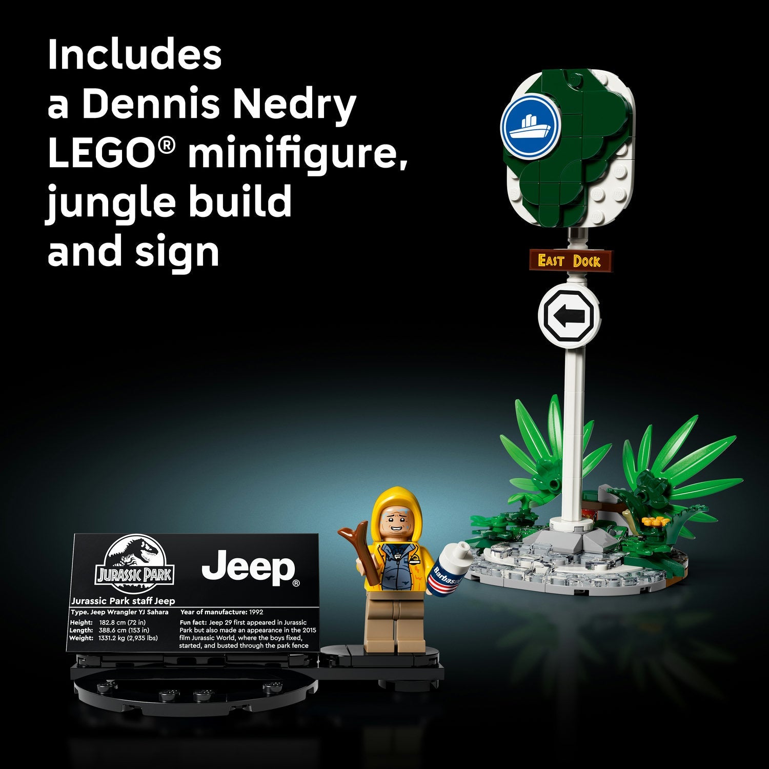LEGO® Jurassic World: Jurassic Park Jeep® Wrangler Set 77984