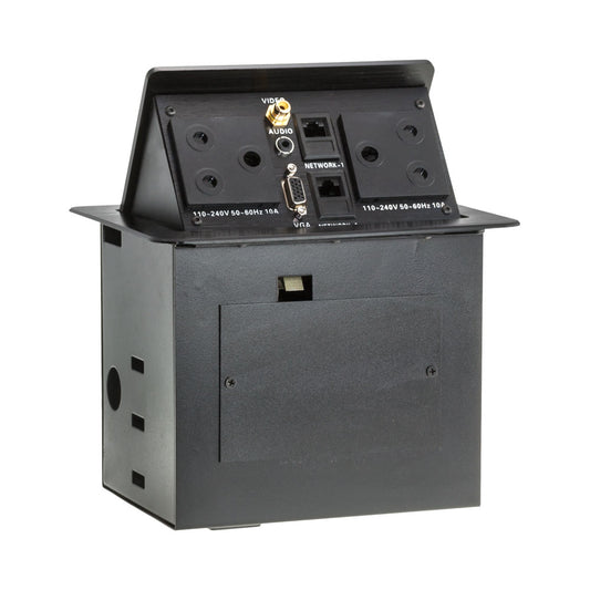 Popup Desk(2xpwr, 2xlan, 1x Aud, 1x Vga, 1x Vid) — Lucktech | Guards on Duty Shop
