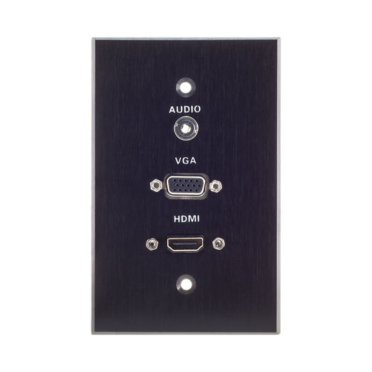 Wall Plate 1x Vga, 1x Hdmi, 1x Aud — Lucktech | Guards on Duty Shop