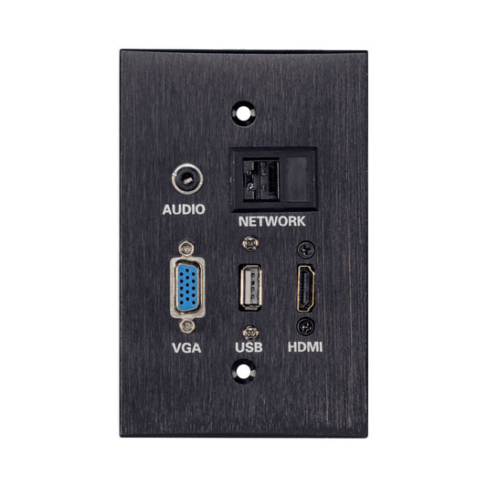 Wall Plate 1x Vga,1x Hdmi,1x Aud,1x Usb,1x Lan -1m — Lucktech | Guards on Duty Shop