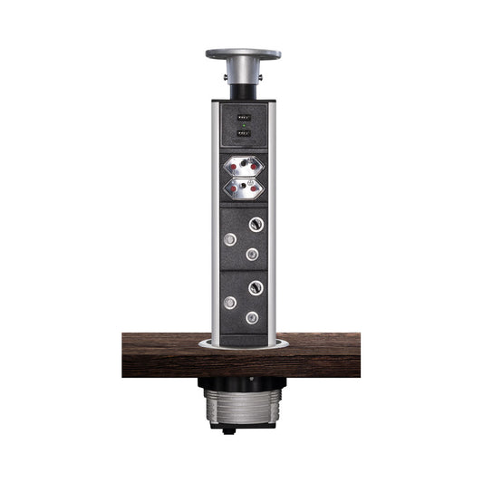 Pop-up Column (80mm) 2x Sa, 2x Nsa, 2x Usb 2.1a,.. — LinkQnet | Guards on Duty Shop