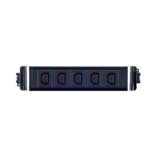5-WAY IEC-C13 PWR WITH GST18 F/M PLUG 16A BLACK*