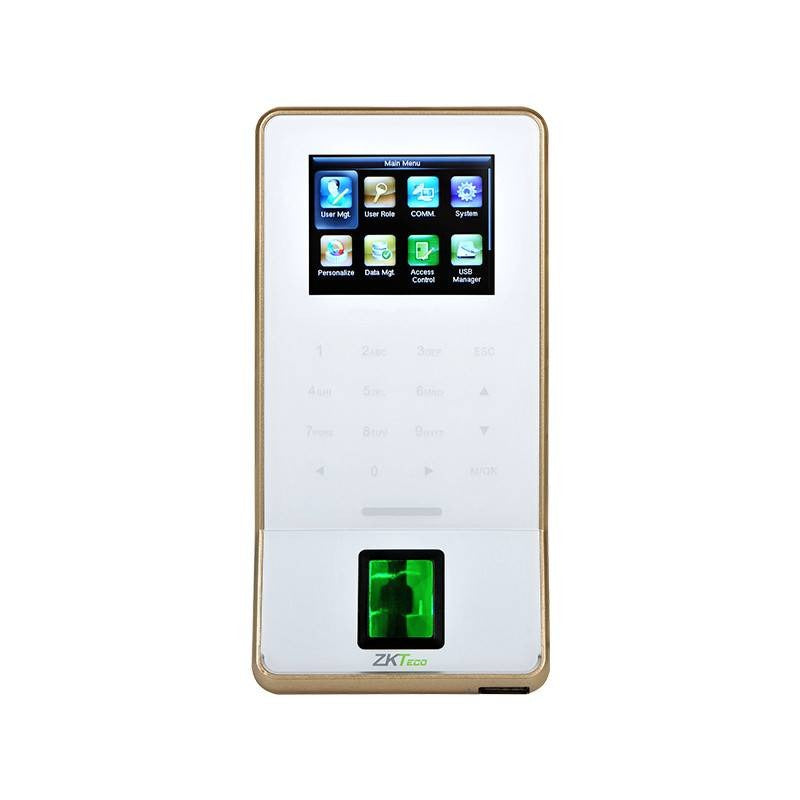 F22 Fingerprint KP Reader WiFi White - ZKTeco | Guards on Duty Shop South Africa