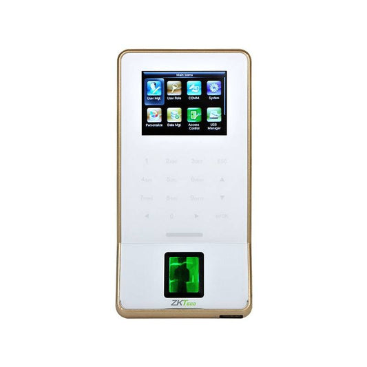 F22 Fingerprint KP Reader WiFi White - ZKTeco | Guards on Duty Shop South Africa
