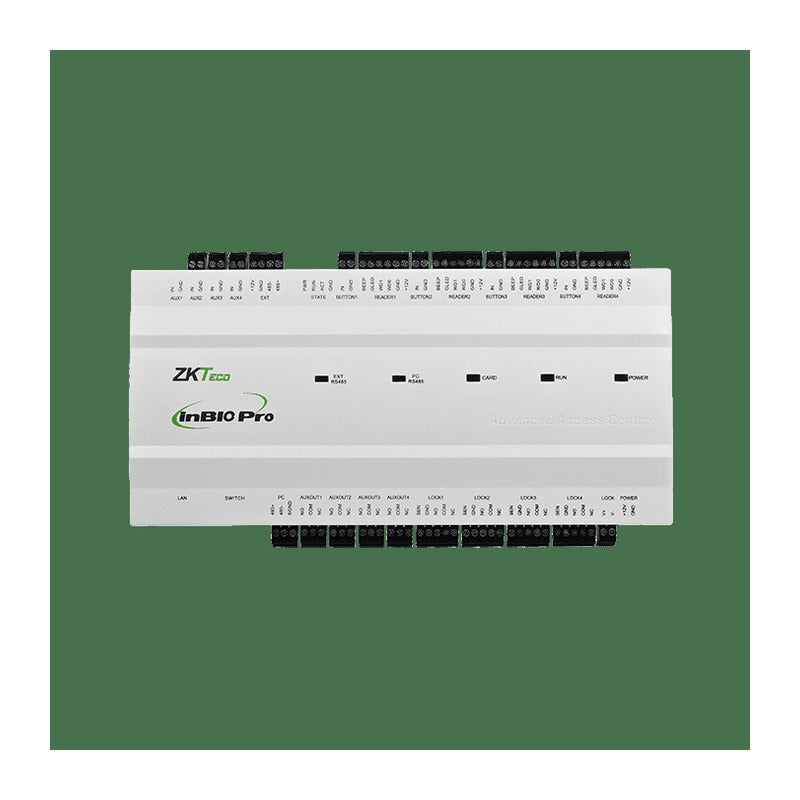 ZKTeco InBio460Push - ZKTeco InBio460Pro Plus Door Controller - Four Doors - Green Label