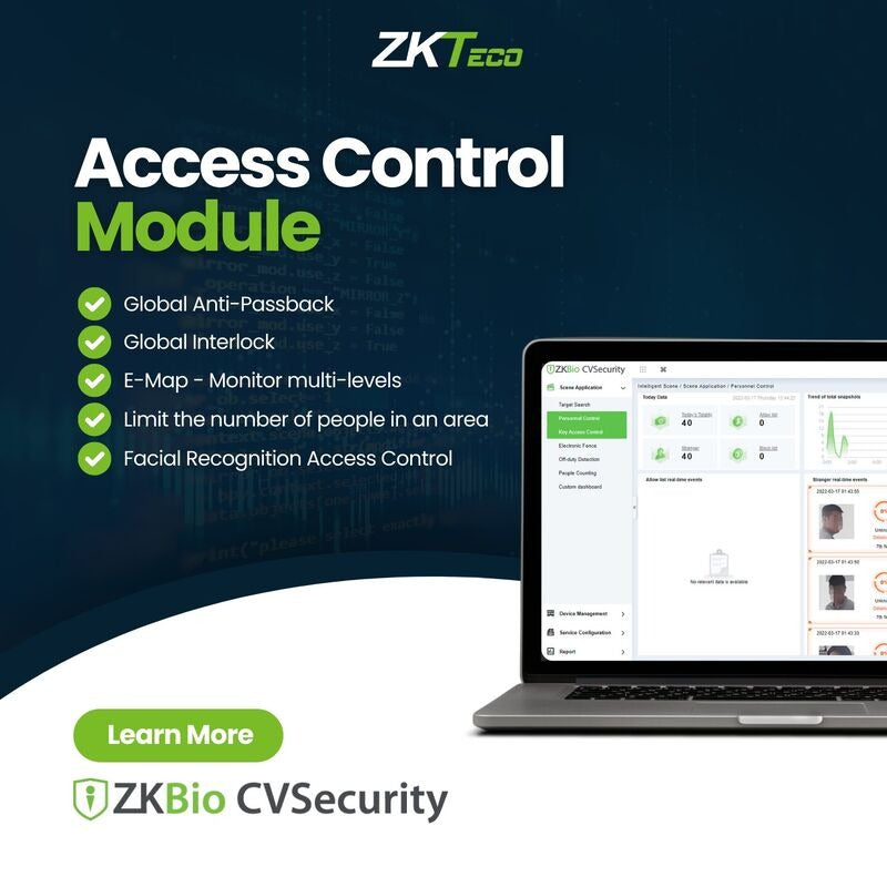 Bio CVSecurity Access Module - Upgrade - ZKTeco | Guards on Duty Shop South Africa